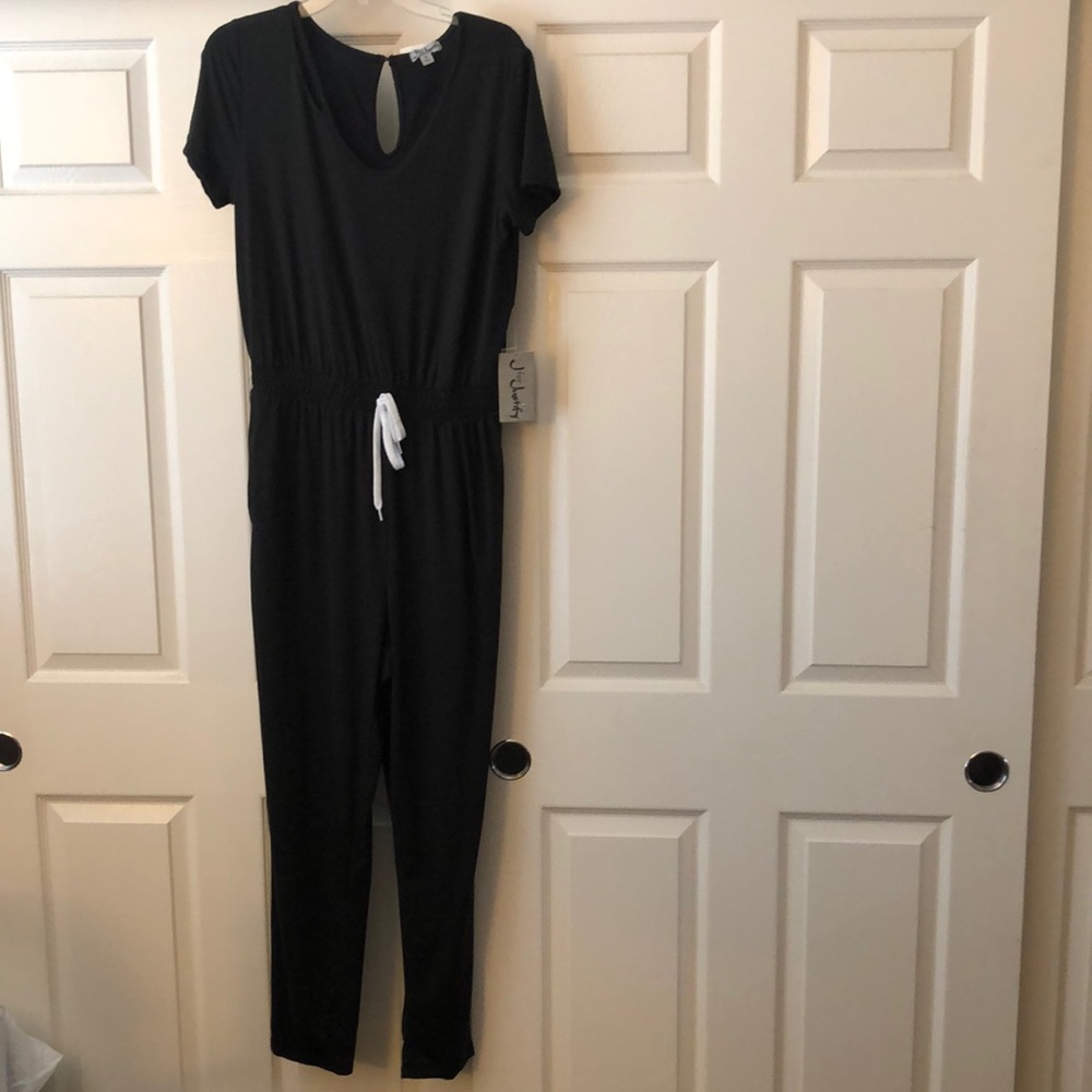 J for Justify Romper•Black